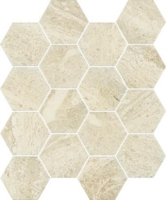 Picture of Mosaic Sunlight Stone Beige Hexagon 22x25,5