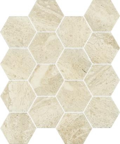 Изображение Мозаика Sunlight Stone Beige Hexagon 22*25.5 #S