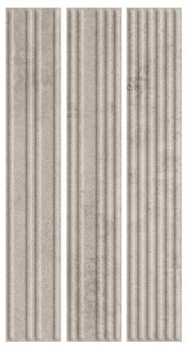 Изображение Клинкер для стен Carrizo Grey Str. Stripes Mi* Mat. 40*6,6 #S