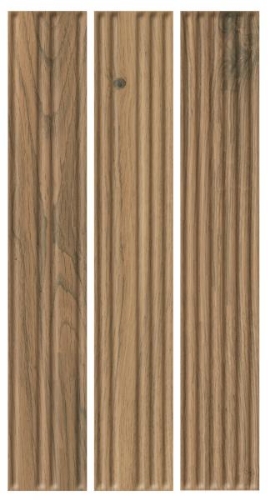 Изображение Клинкер для стен Carrizo Wood Str. Stripes Mi* Mat. 40*6,6 #S