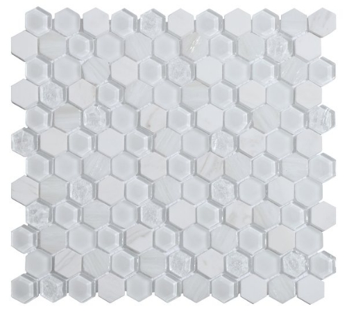 Attēls Mozaika Living White 30*30 #S