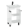 Picture of Capri D 55 cabinet+washbasin Porto 55 (black handles)