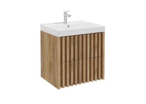 Picture of Washbasin cabinet Tripoli with washbasin 60 oak