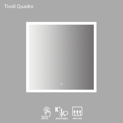 Attēls Spogulis LED TIVOLI Quadro 80X80