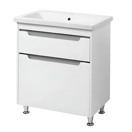 Picture of Sink cabinet Valencia grey with washbasin Como 60