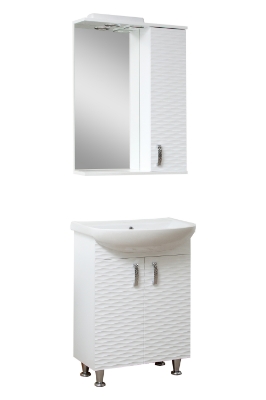 Picture of Bathroom cabinet "3D-55", for sink "Arteco-55"