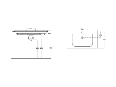 Picture of Washbasin Soft 80