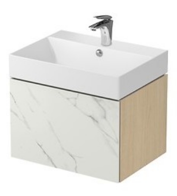 Picture of Bathroom cabinet Inverto Calacatta 60 (SELL OUT)