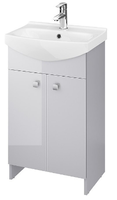 Picture of Bathroom cabinet RUBID with washbasin 50cm gray