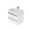 Picture of Bathroom cabinet VIRGO white/black