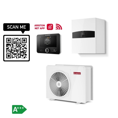 Изображение Теплонасос Ariston NIMBUS PLUS 35 S NET R32, воздух-вода, с Wi-Fi, 6.35 kW