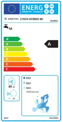 Picture of Water heater LYDOS HYBRID 80L, vertical