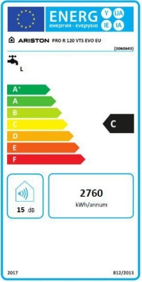 Picture of Water heater PRO R 120L, vertical (left)