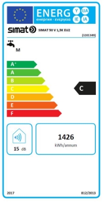 Picture of Water heater SIMAT 50L NTS