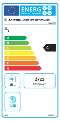 Picture of Water heater PRO R THER MO 200L, vertical