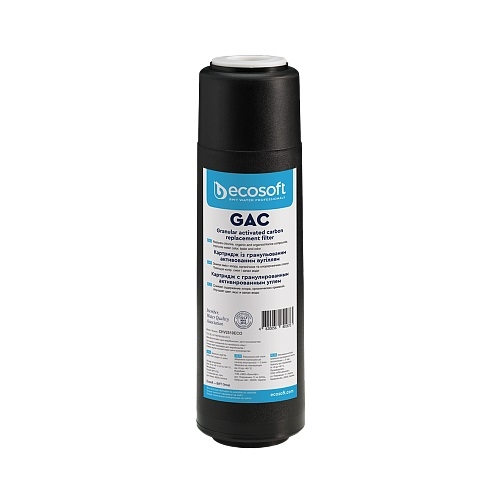 Picture of Ecosoft 10″ granular activated carbon cartridge