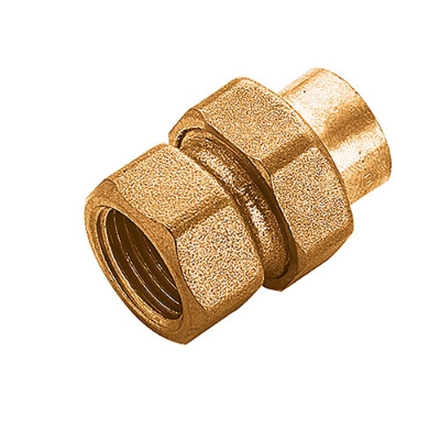 Picture of Copper 3-piece connection 3/4Fx22