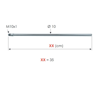 Attēls Caurule maisītājam D10 35cm