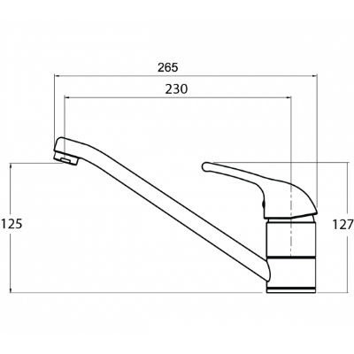 Picture of Kitchen mixer Eko Silica