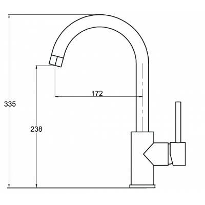 Picture of Kitchen faucet Sabia Silica