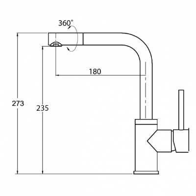 Picture of Kitchen mixer Forte Alumetalic