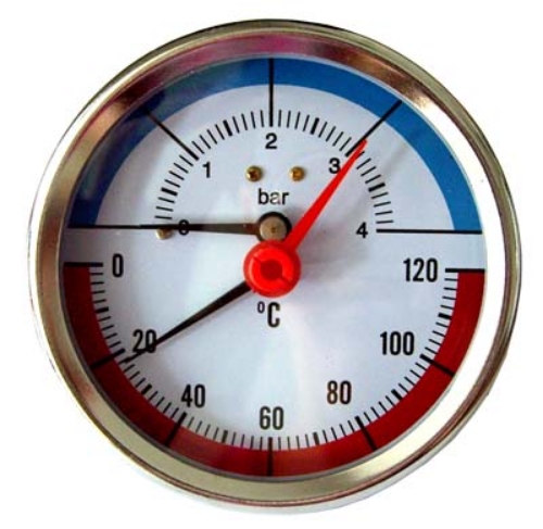 Picture of Thermomanometer 4bar axial