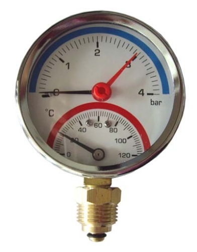 Picture of Thermomanometer 4bar radial