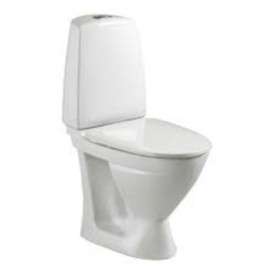 Picture of WC Spira Rimfree, 355x650 mm,univer. outlet with seat cover QR/SC