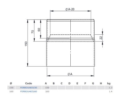 Picture of Chimney waste D150 0.15m