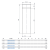 Изображение Труба для черного дымохода D200 0.5m