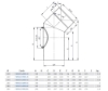 Изображение Угол для черного дымохода D150/45, с  ривизией