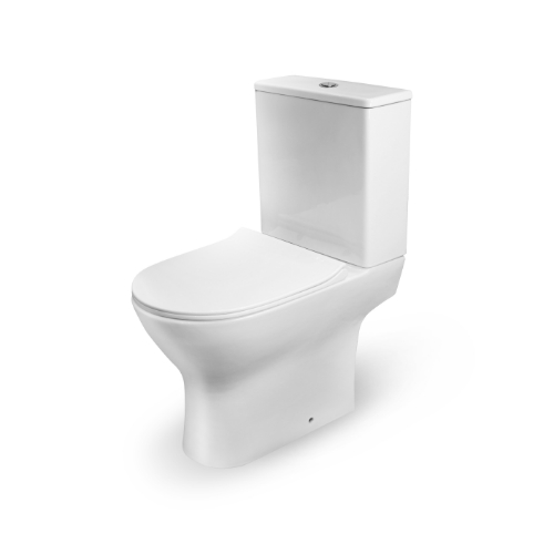 Picture of WC VENTO Norberg horizontal , Rimless, bottom inlet, 3/6 l Duroplast Soft Close seat