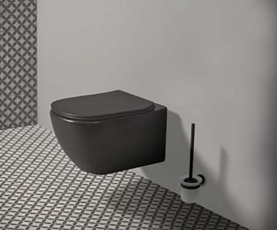 Picture of WC wall hung IDEAL STANDARD TESI  black