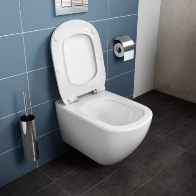 Picture of WC wall-hung IDEAL STANDARD TESI Aquablade IdealStandard with Soft Close seat