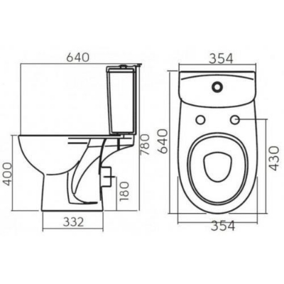 Picture of WC KOLO FREJA horizontal 3/6+SOFT CLOSE seat cover