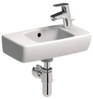 Picture of Ceramic basin Geberit Selnova Square 45X25cm labā