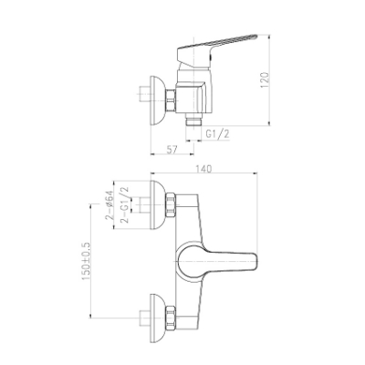 Picture of Bath faucet BORA Style with accesories