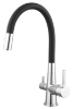 Picture of Kitchen faucet Vento Cucina Flexy 2 black/ chrome with filter connection