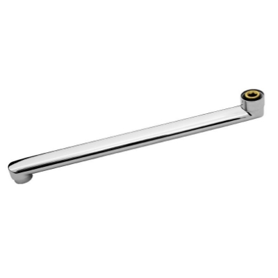 Picture of Baththtub mixer brass spout Vento flat 20 cm with Neoperl aerator