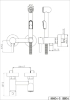 Picture of Bidet mixer Vento BD9004-2