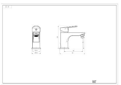 Picture of Washbasin faucet Bora  Smart chrome