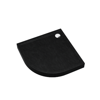 Picture of Shower tray VENTO Black  80X80x12, R55