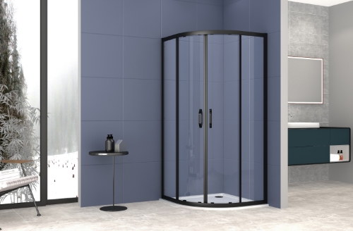 Picture of Shower enclosure Tivoli 900*900*1850 clear easy clean, black profile