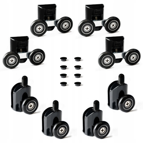 Picture of Wheels for shower cabin 8pcs black