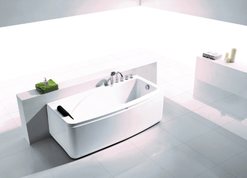 Picture of Acrylic bath with mixer 160x80x60