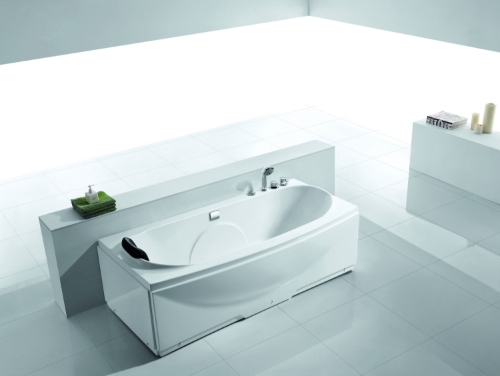 Picture of Acrylic bath with mixer 170x75x58, right