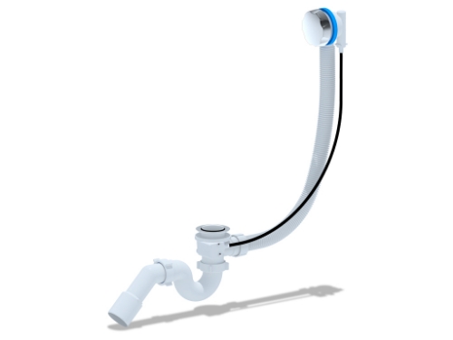 Picture of Autom. bath drain with bath trap 40mm L=720mm