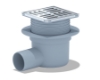 Picture of Floor drain horizontal inox, dry valve