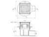 Picture of Floor drain horizontal inox, dry valve