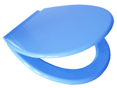 Picture of WC seat cover 'Brzozka' blue, polypropylene